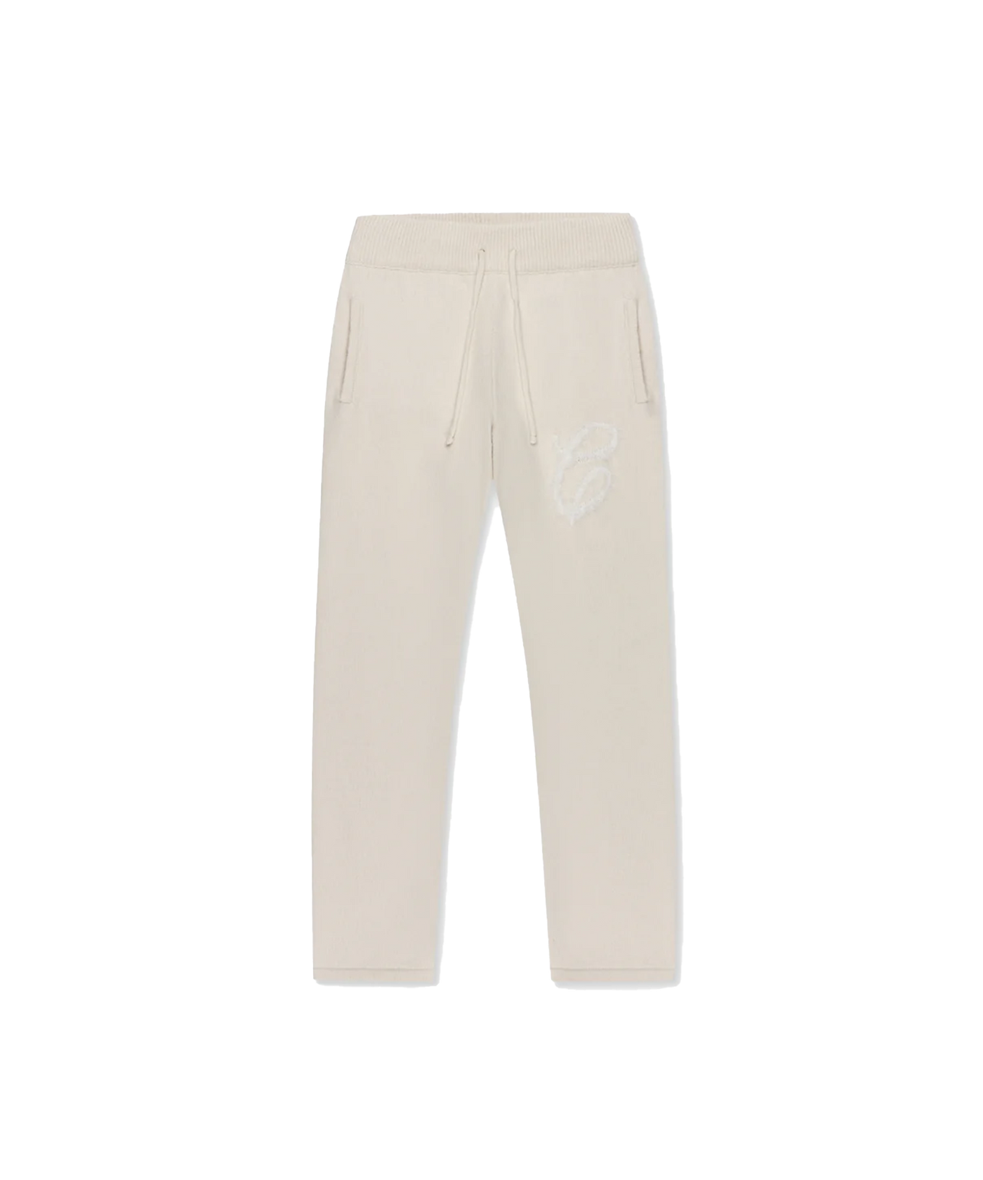 CROYEZ - Fluffy Essence Knit - Sweatpants - Cream