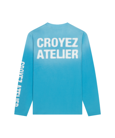 CROYEZ - Sprayed Atelier - Longsleeve - Blue