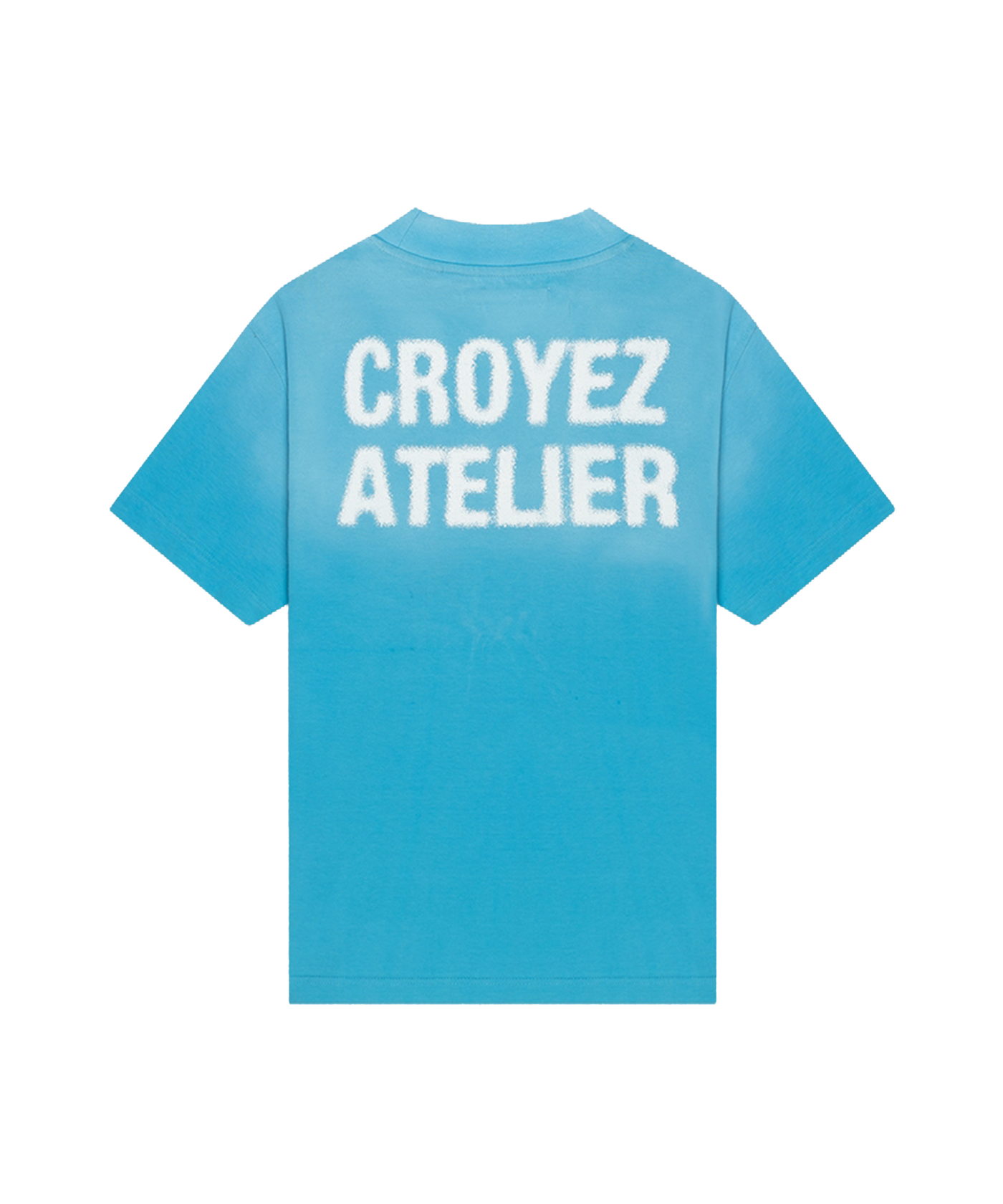 CROYEZ - Sprayed Atelier - T-shirt - Blue