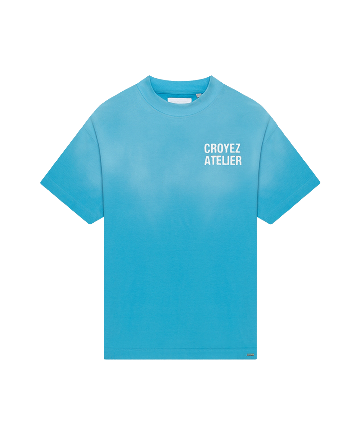 CROYEZ - Sprayed Atelier - T-shirt - Blue