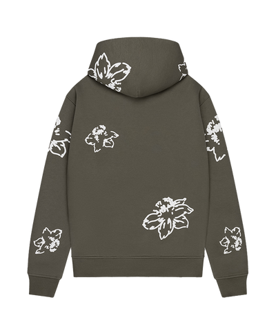 CROYEZ - Flower - Hoodie - Dusty Olive