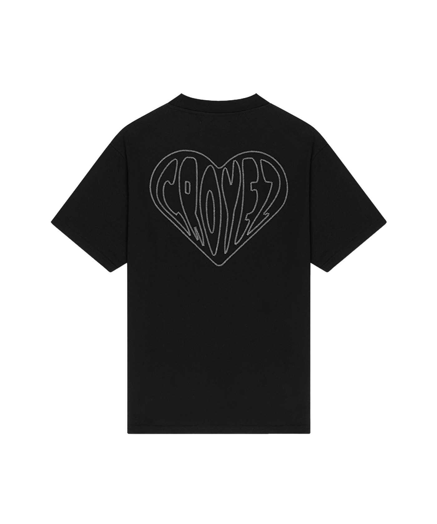 CROYEZ - Stitched Heart - T-shirt - Black