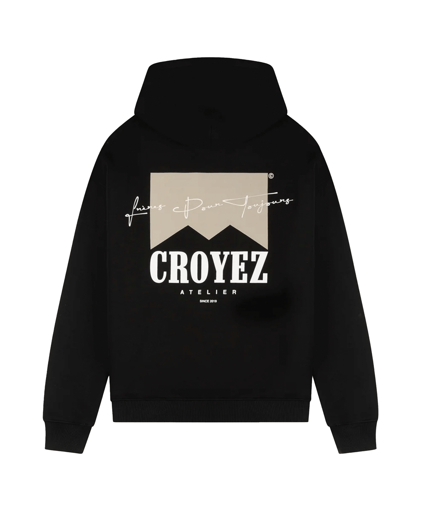 CROYEZ - Fumes - Hoodie - Black/beige