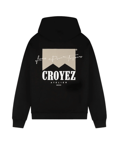 CROYEZ - Fumes - Hoodie - Black/beige