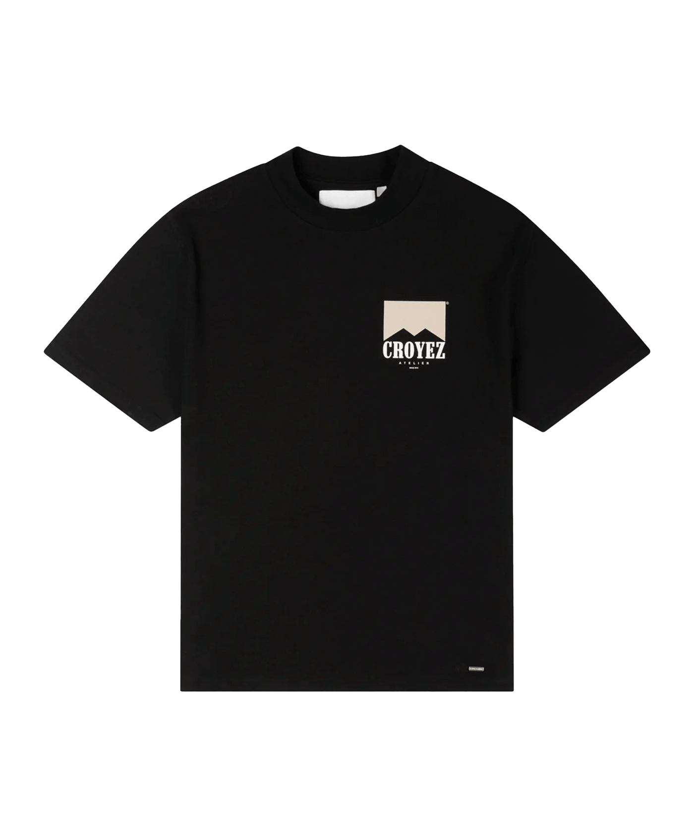 CROYEZ - Fumes - T-shirt - Black/beige