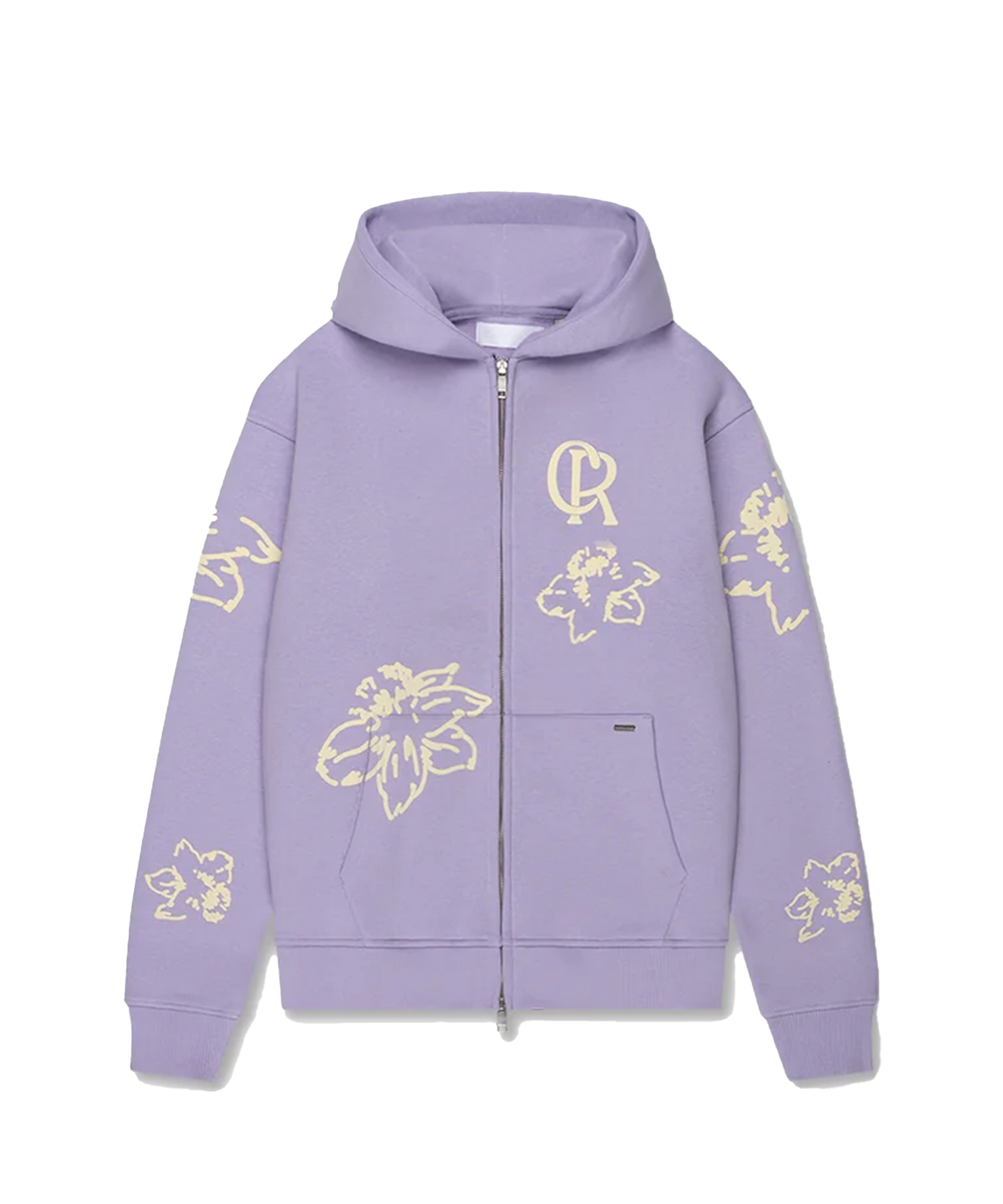 CROYEZ - Flower - Zip Hoodie - Lilac