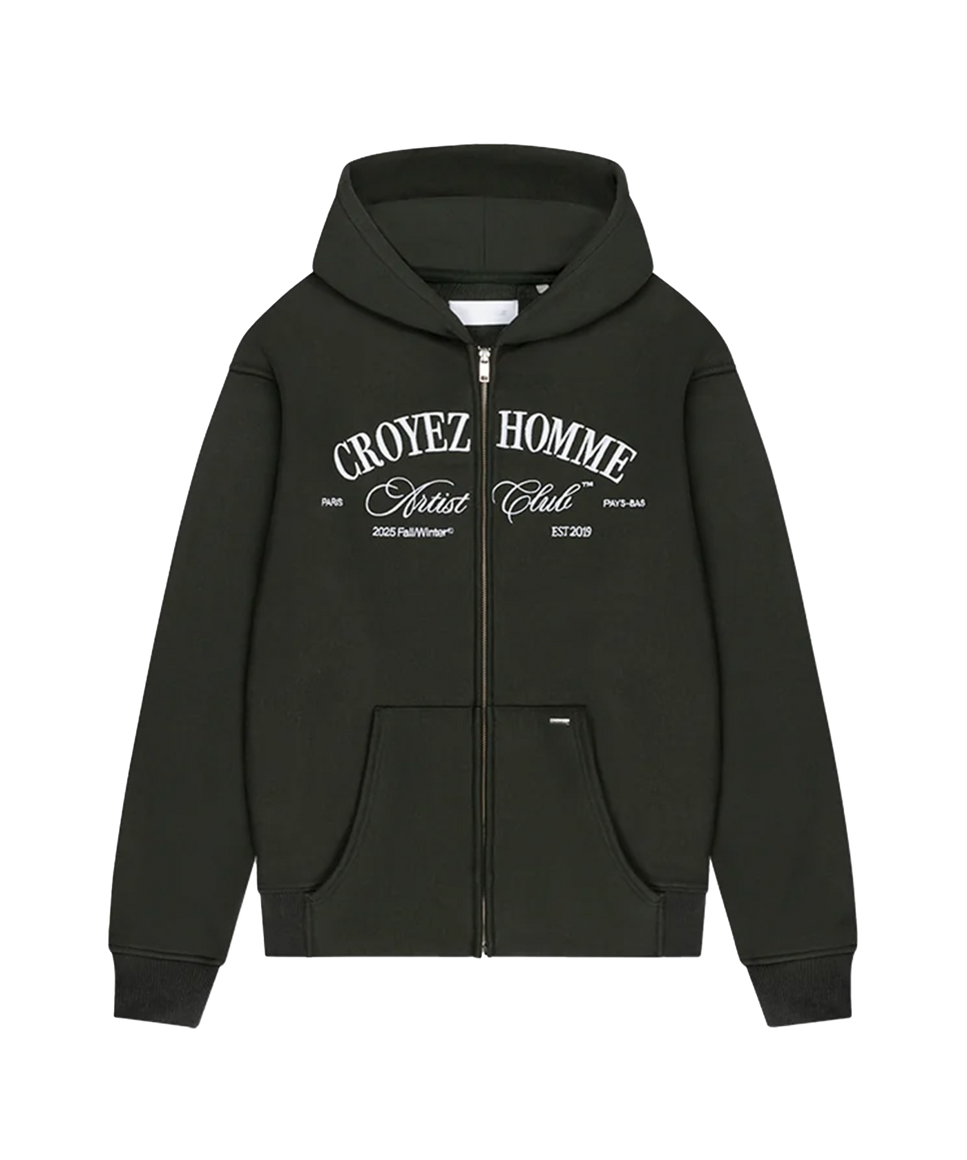 CROYEZ - Artist Club - Zip Hoodie - Dark Green