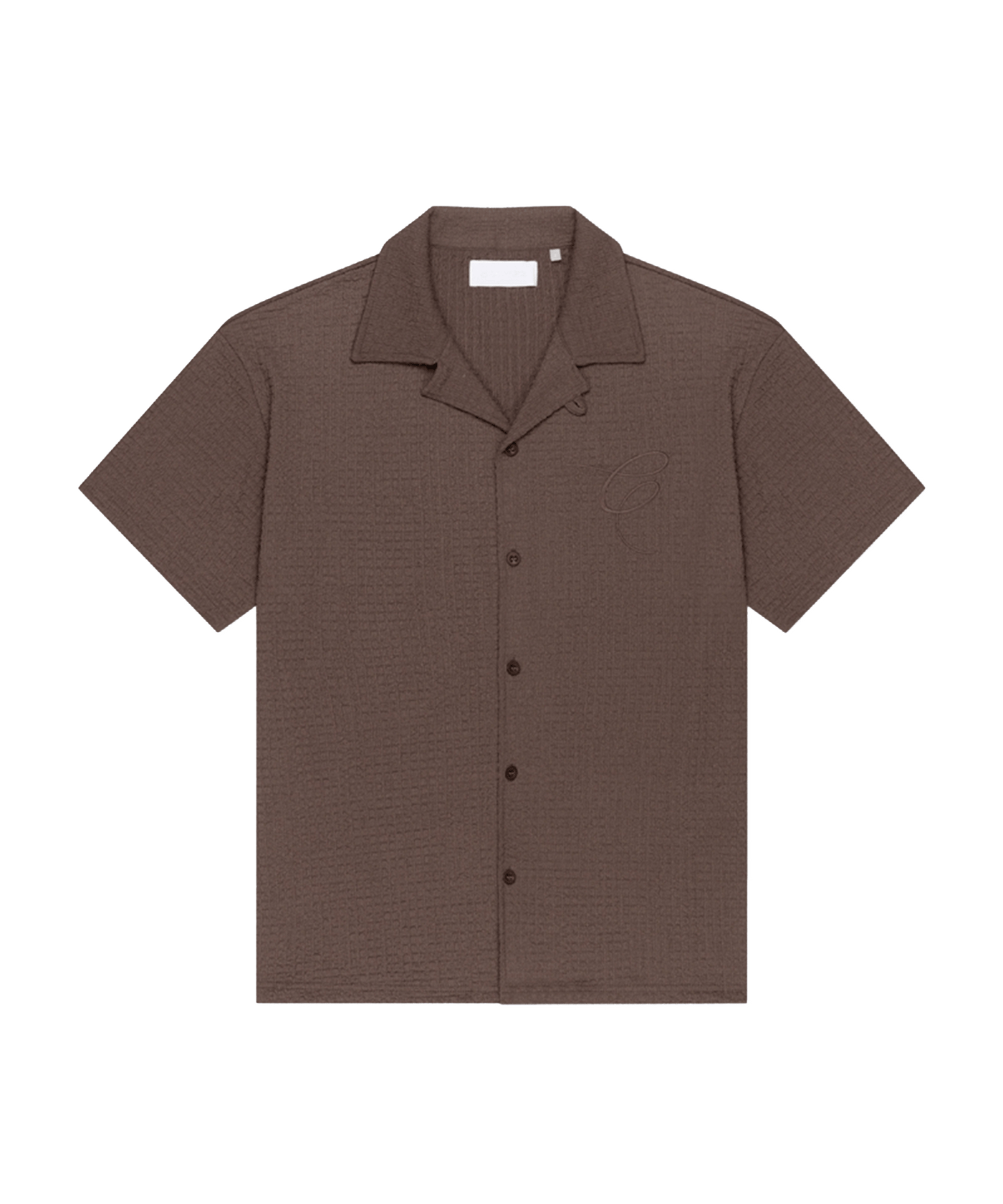 CROYEZ - Zeplin Seersucker - Shirt - Brown