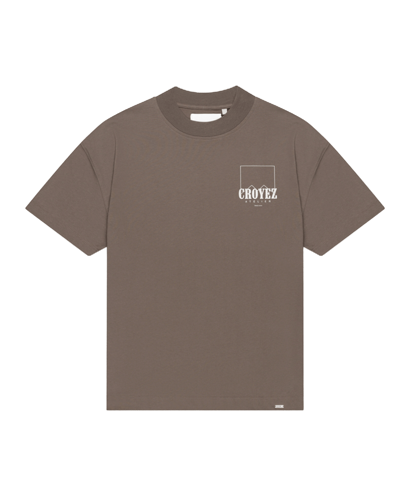 CROYEZ - Maroc Fumes - T-shirt - Brown/offwhite