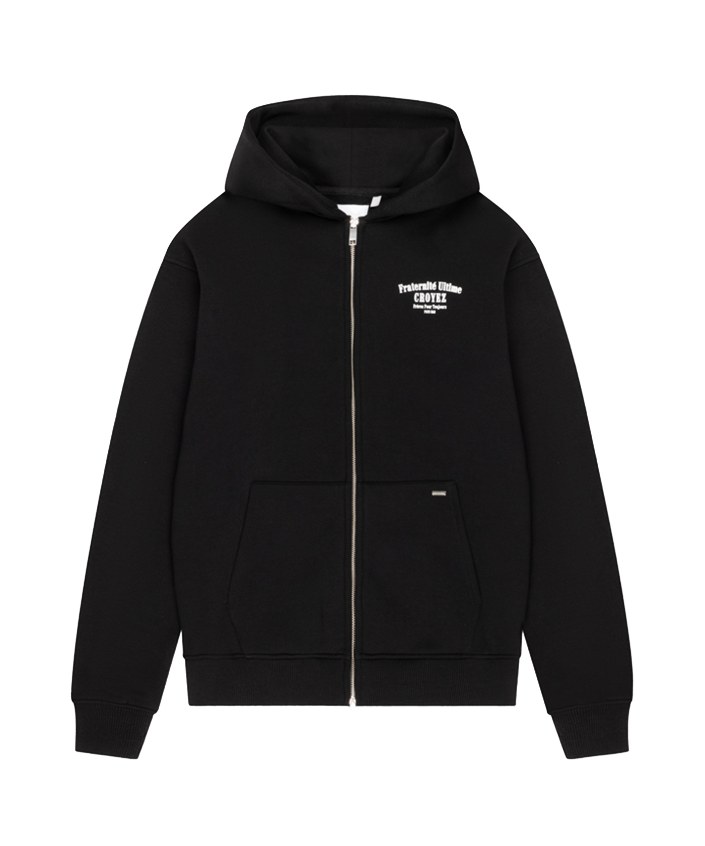 CROYEZ - Fraternite - Zip Hoodie - Black
