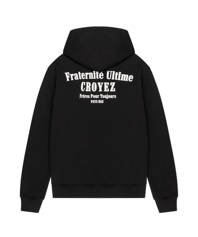 CROYEZ - Fraternite - Zip Hoodie - Black