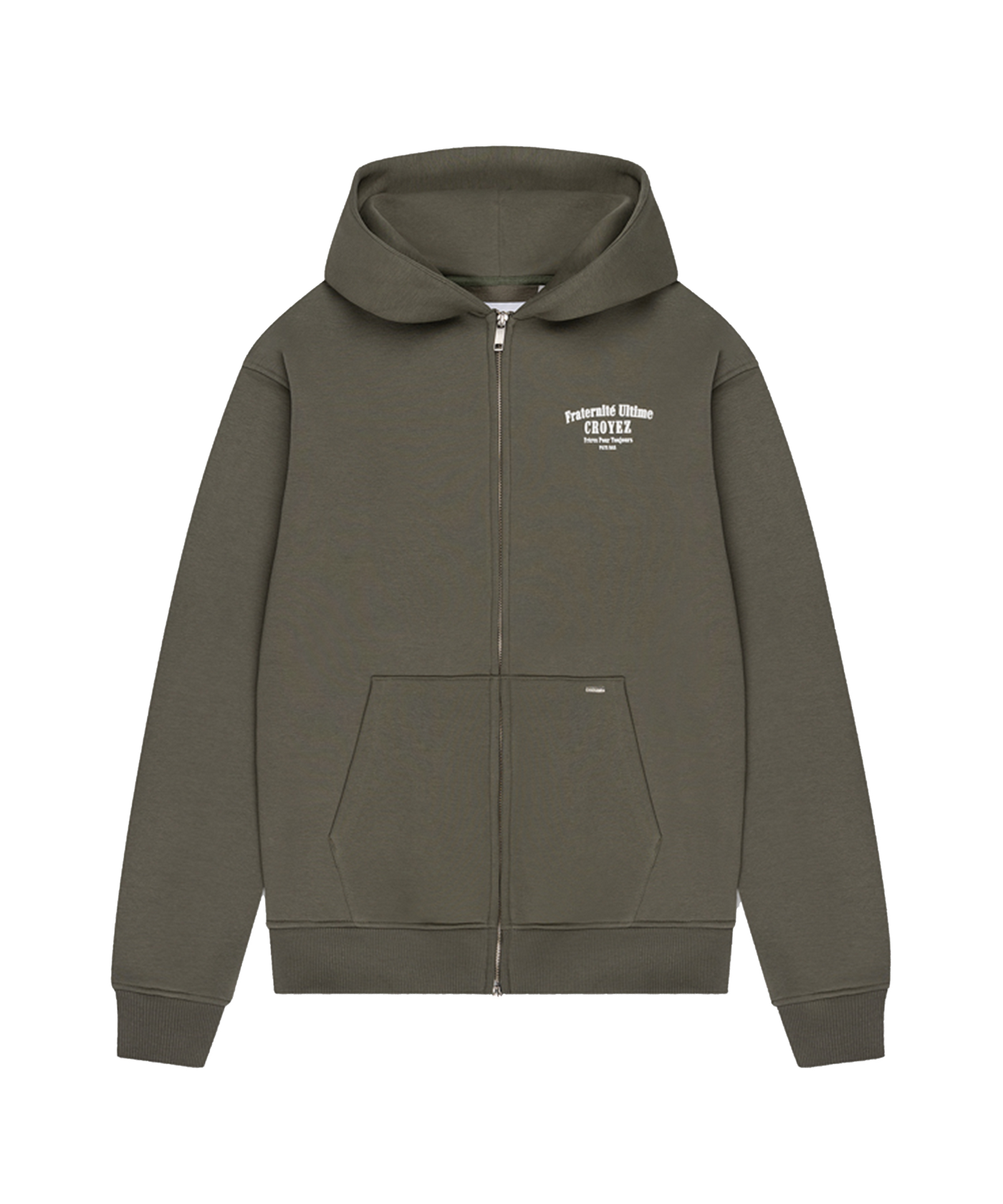 CROYEZ - Fraternite - Zip Hoodie - Dusty Olive
