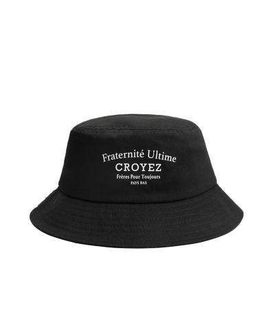CROYEZ - Fraternite Bucket Hat - Black/white