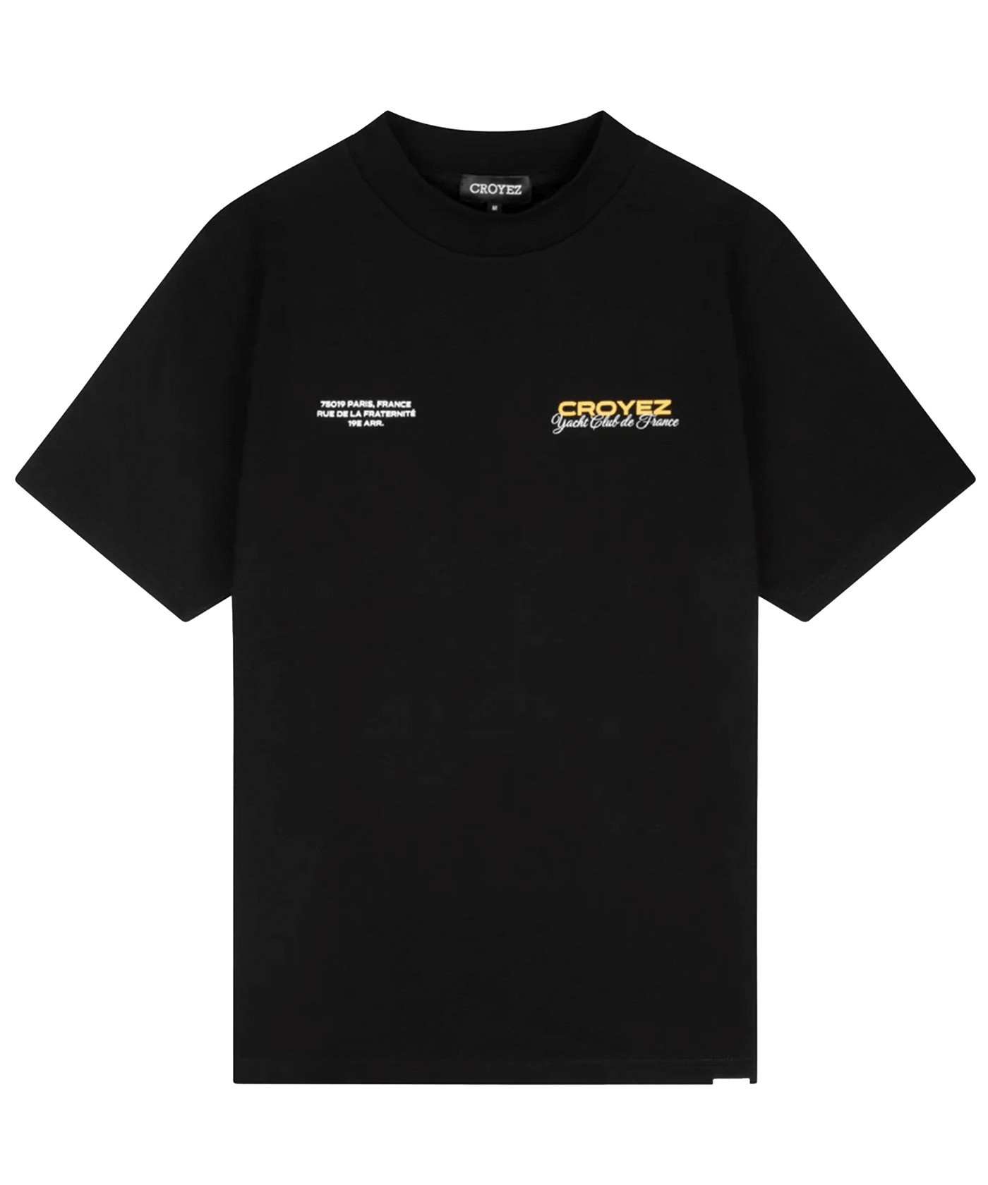 CROYEZ - Yacht - T-shirt - Black/yellow