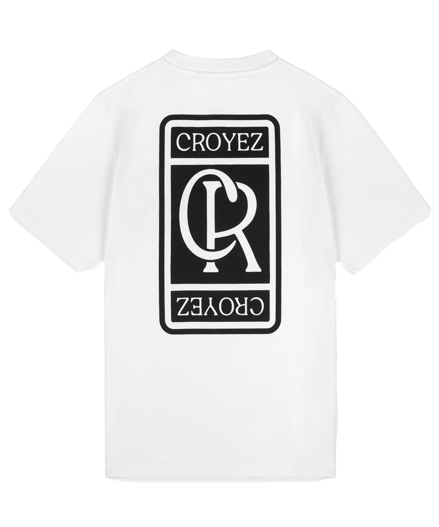 CROYEZ - Initial - T-shirt - White/black