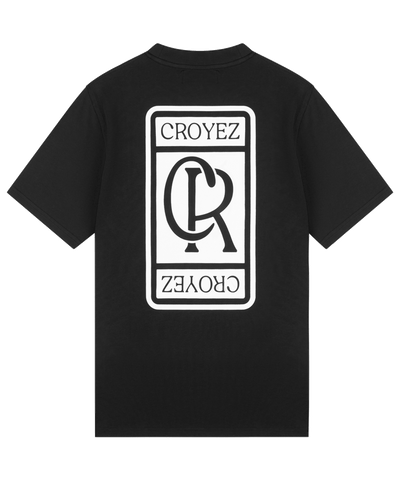CROYEZ - Initial - T-shirt - Black/white