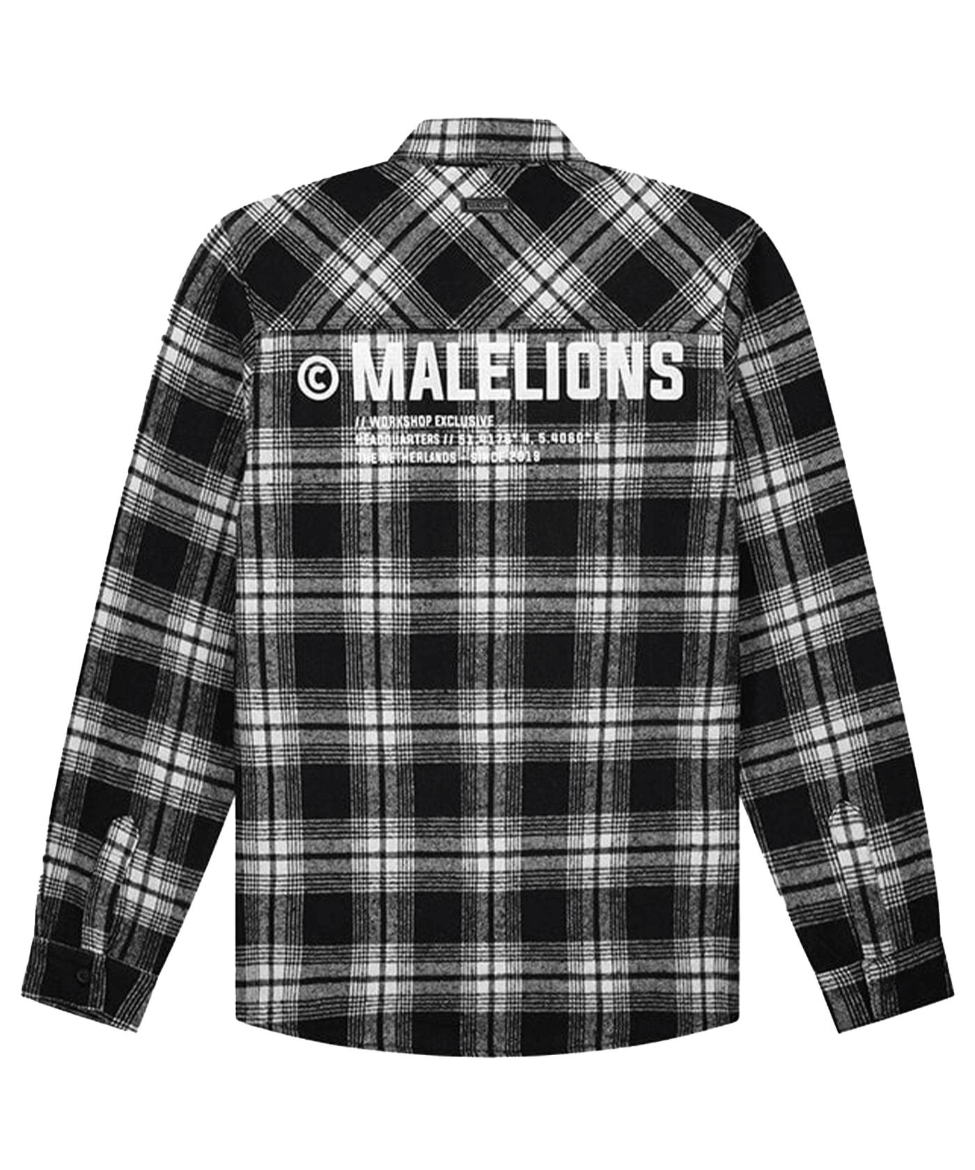 Malelions - Workshop - Flannel - Black/white