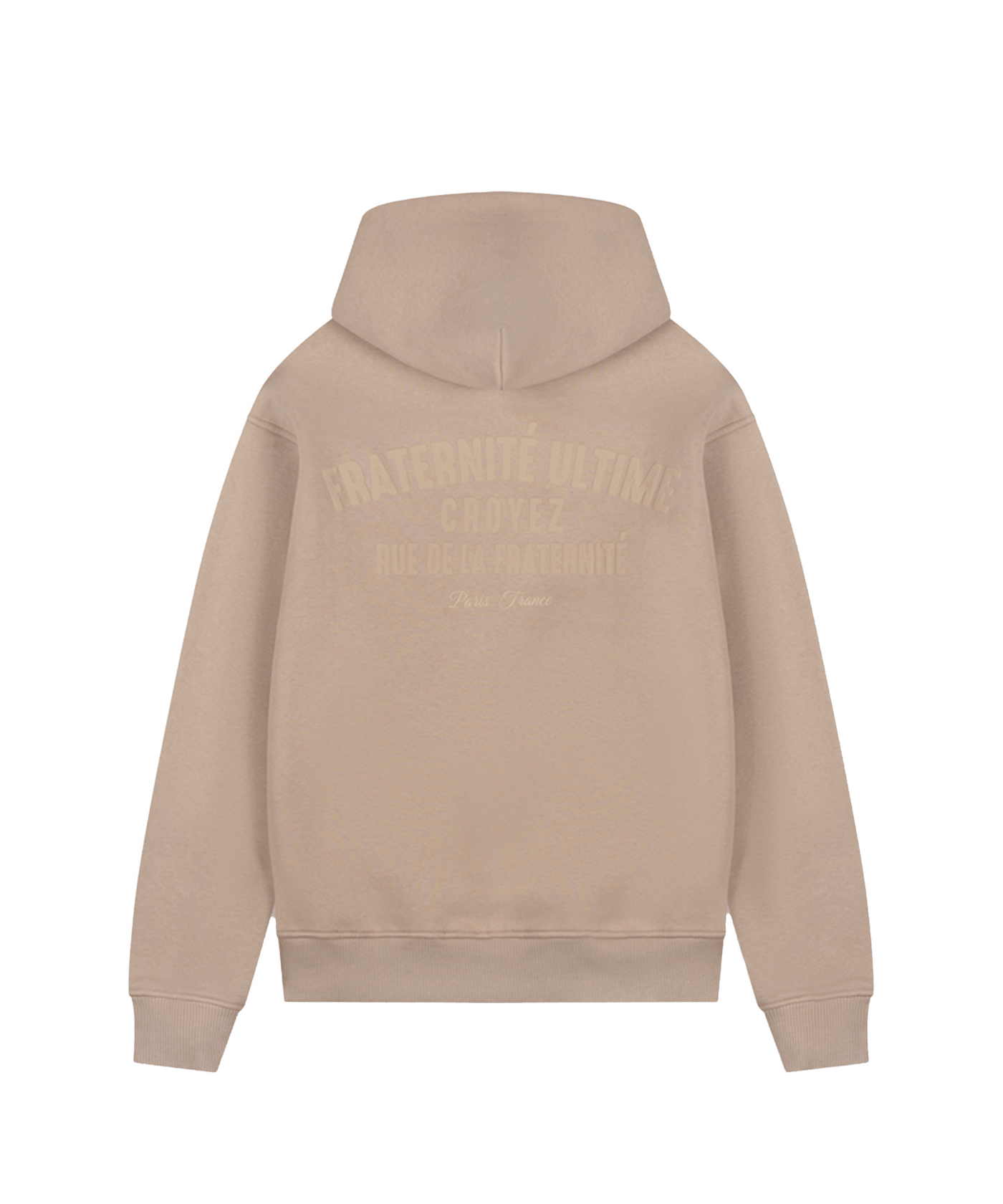 CROYEZ - Fraternite - Zip Hoodie - Sand