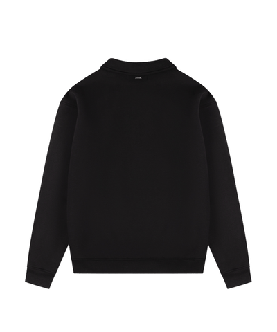 CROYEZ - Fraternite - Half Zip Crewneck - Black
