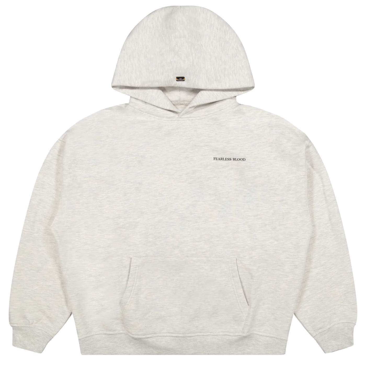 FEARLESS BLOOD - Fb - Logo Hoodie - Grey Melee Vintage