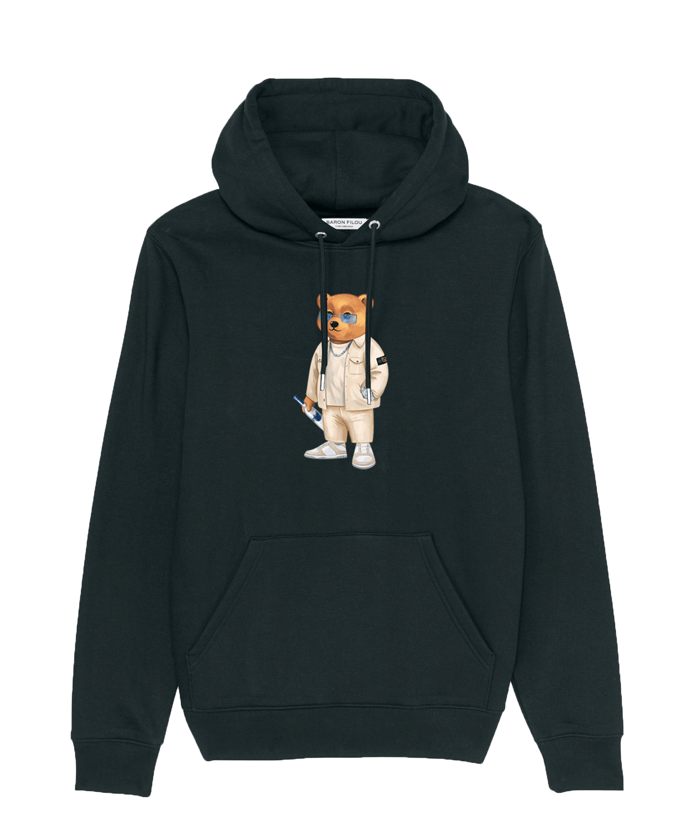 Baron Filou - Filou Lxiv - Organic Hoodie - Black