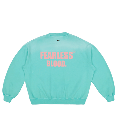 FEARLESS BLOOD - Leader Club - Crewneck - Fearless Turquoise