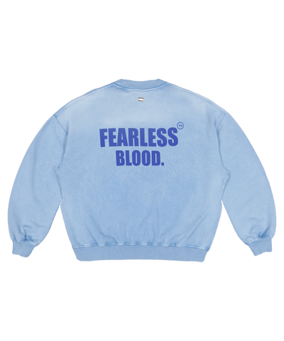 FEARLESS BLOOD - Leader Club - Crewneck - Dusk Blue