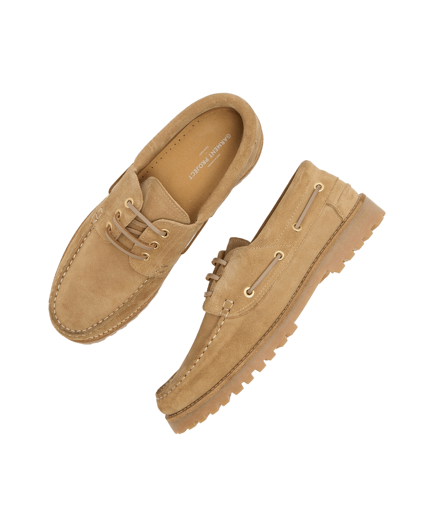 Garment Project - Gpf2662-260 - Ollie Boat Shoe - Earth Suede