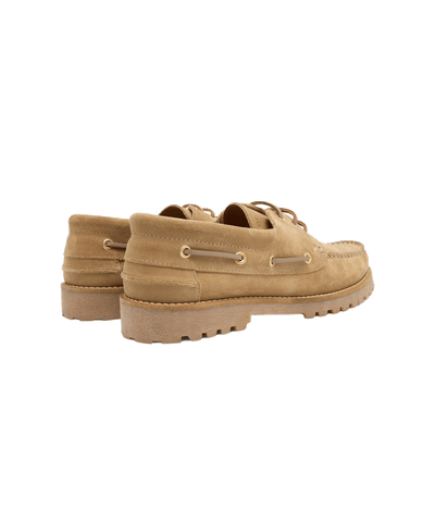Garment Project - Gpf2662-260 - Ollie Boat Shoe - Earth Suede
