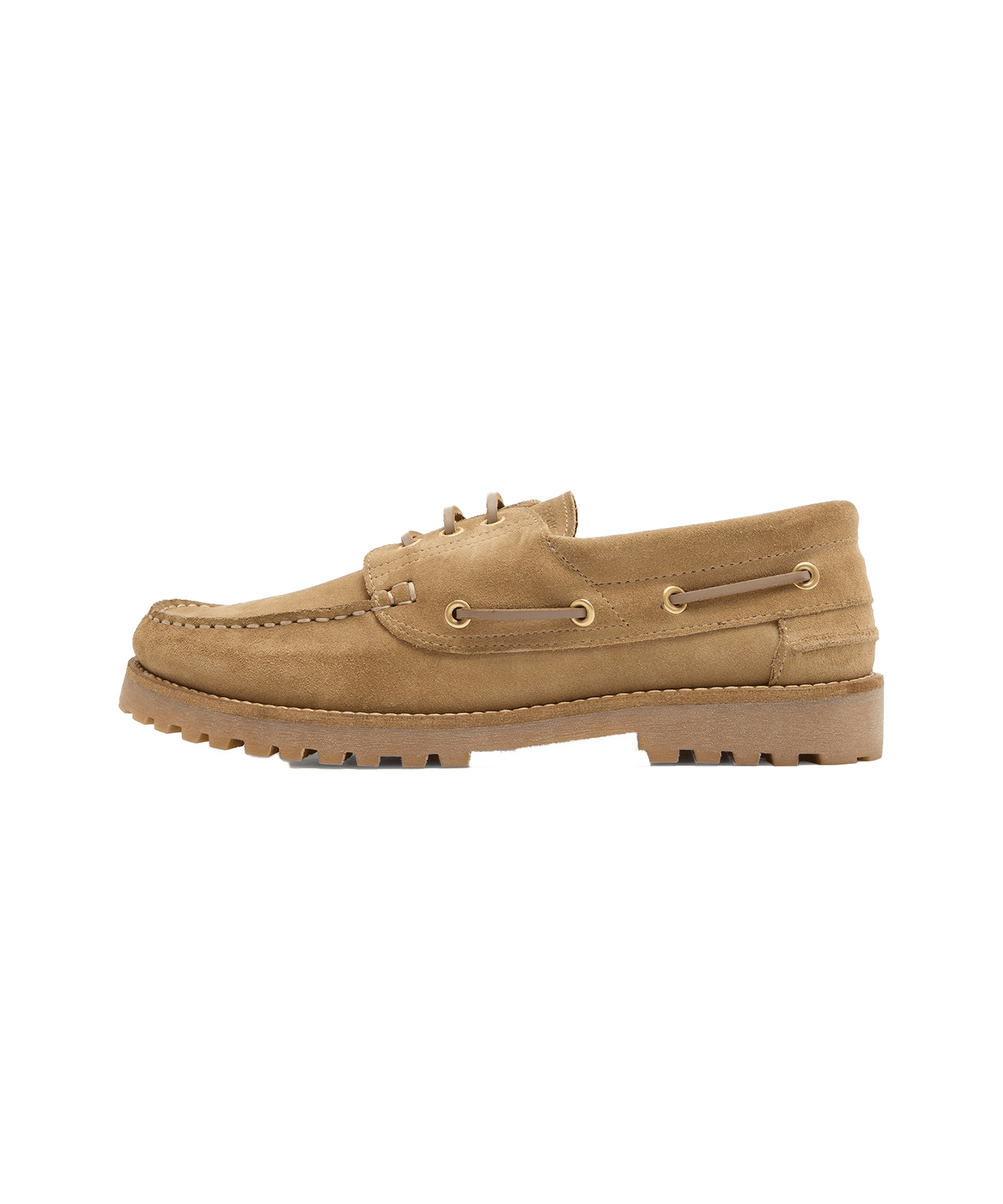 Garment Project - Gpf2662-260 - Ollie Boat Shoe - Earth Suede