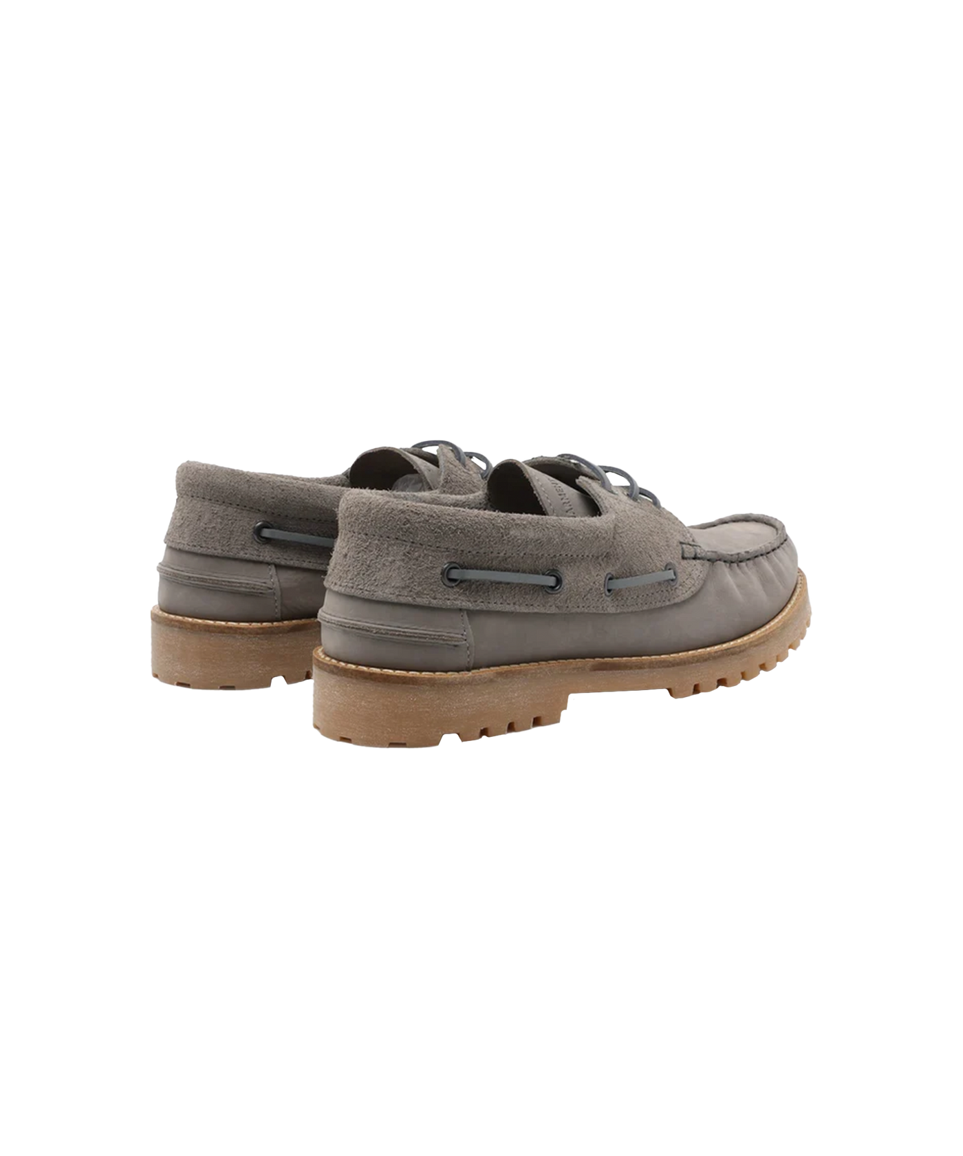 Garment Project - Gpf2708-410 - Ollie Boat Shoe - Lt Grey Nubuck