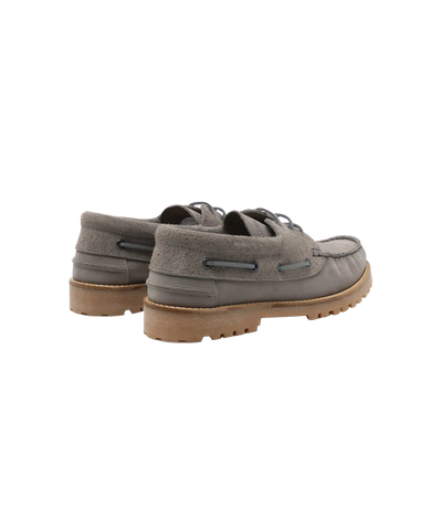 Garment Project - Gpf2708-410 - Ollie Boat Shoe - Lt Grey Nubuck