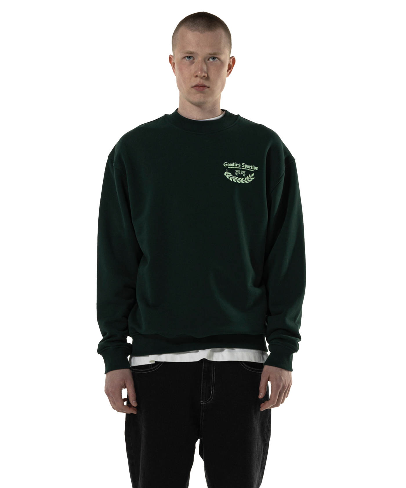Goodies Sportive - Caesar - Crewneck - Green