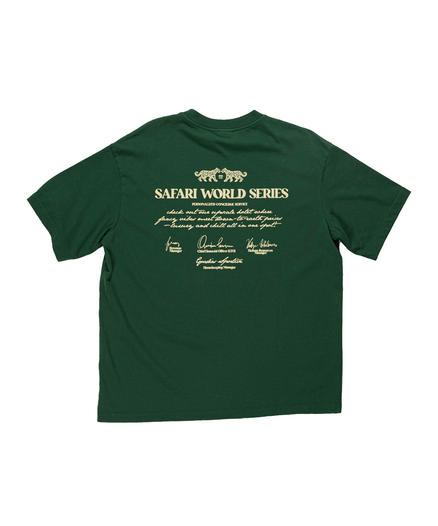 Goodies Sportive - Safari World Series - T-shirt - Green
