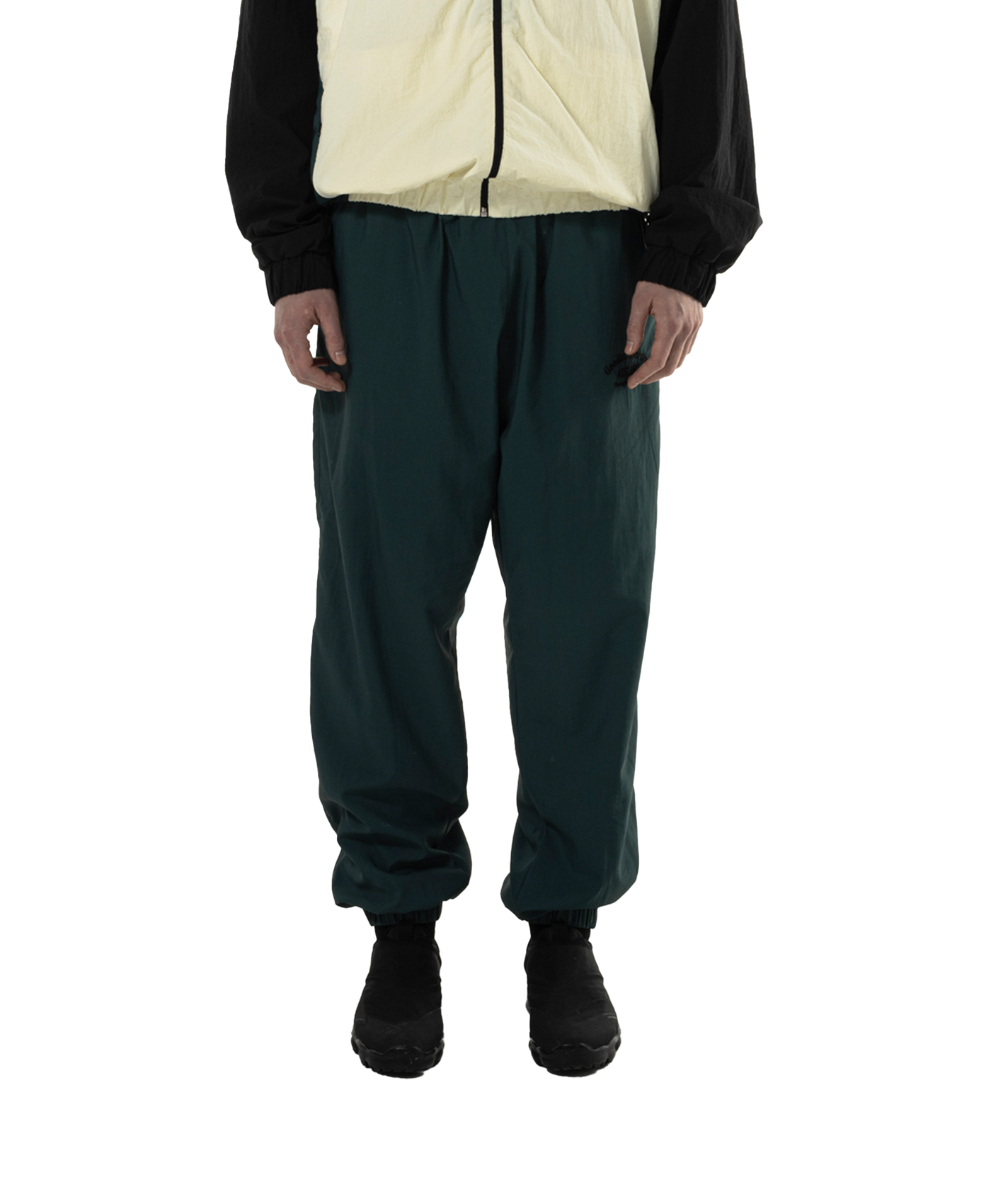 Goodies Sportive - Pre-internet - Tracksuit Pants - White/green