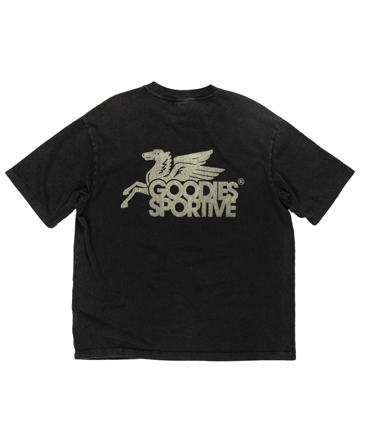 Goodies Sportive - Dusty Premium Pegasus - T-shirt - Black