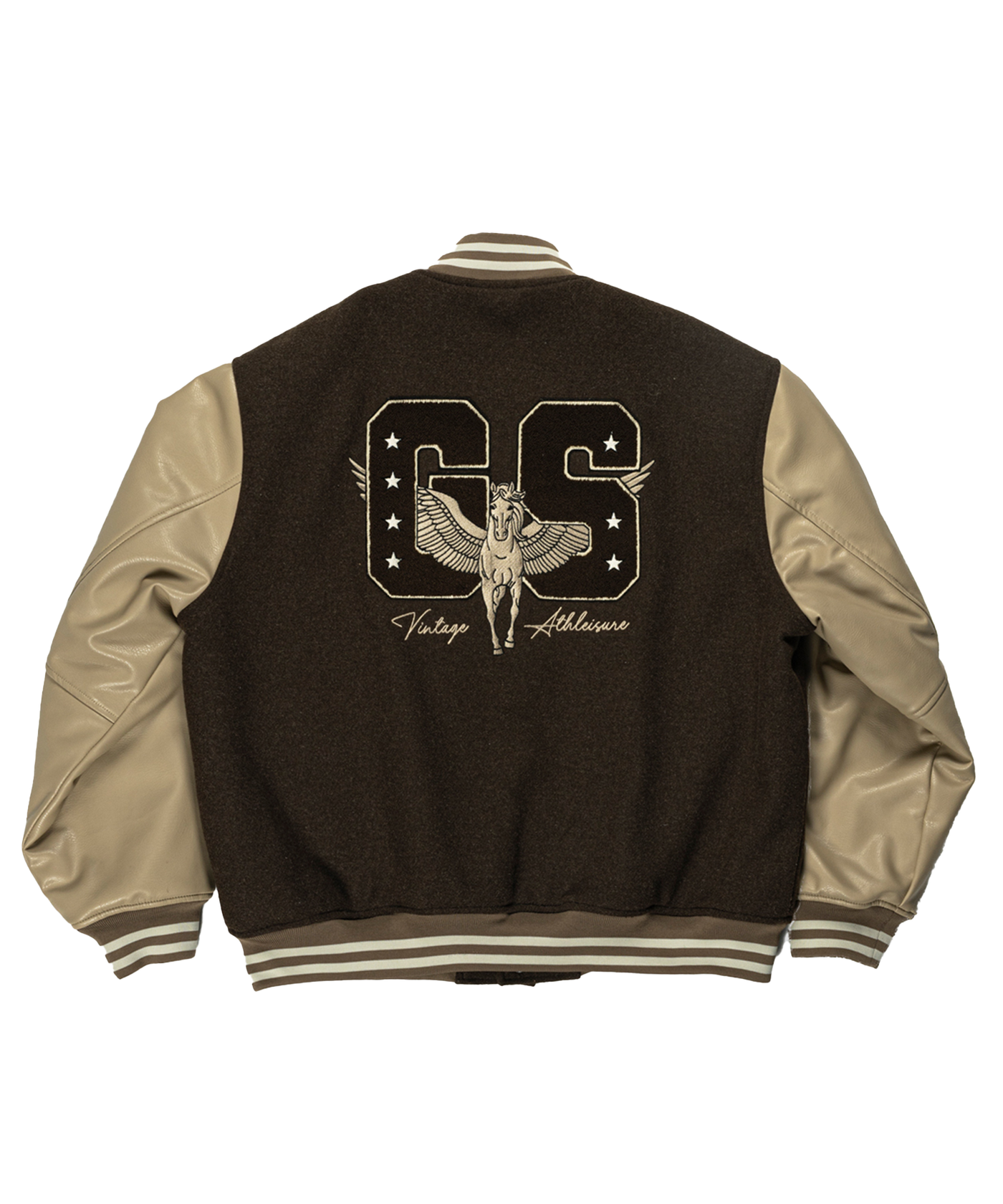 Goodies Sportive - Praline Pegasus Varsity - Jacket - Brown