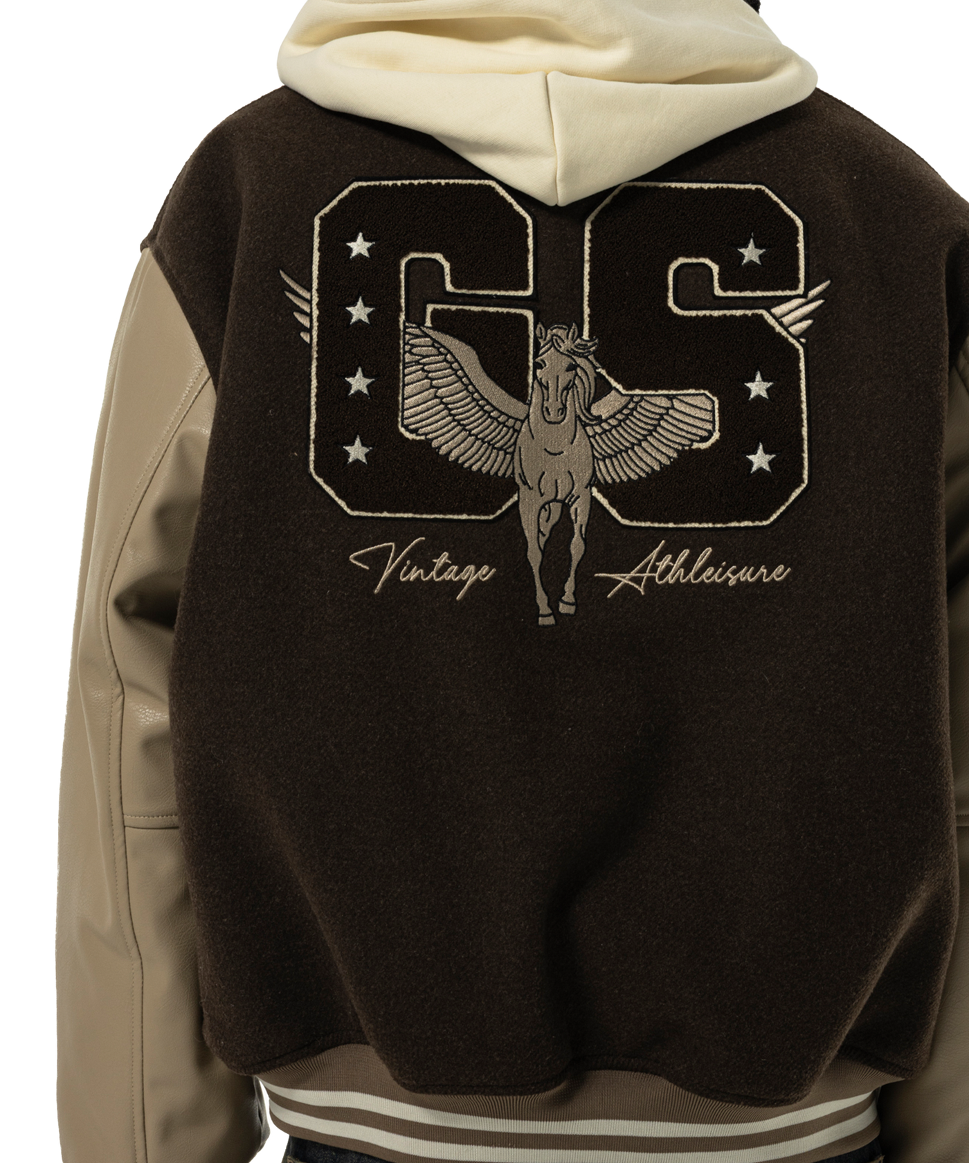Goodies Sportive - Praline Pegasus Varsity - Jacket - Brown