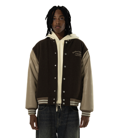 Goodies Sportive - Praline Pegasus Varsity - Jacket - Brown