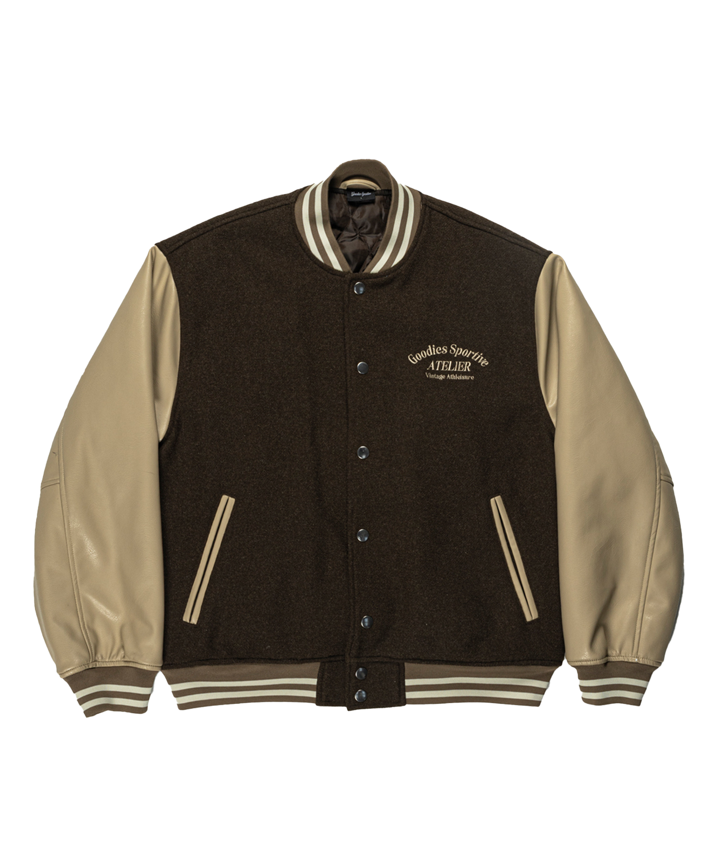 Goodies Sportive - Praline Pegasus Varsity - Jacket - Brown