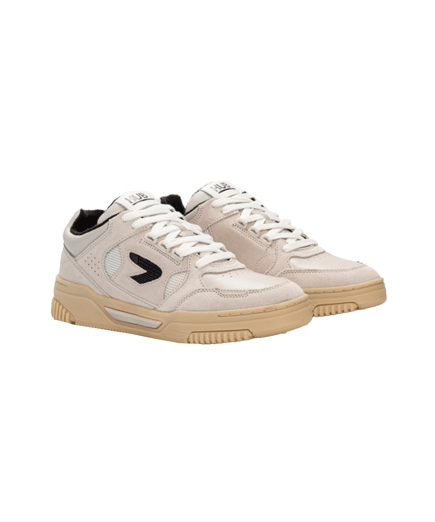 HUB Footwear - Thrill L18 - Leather/terry - B09 Lt Bone