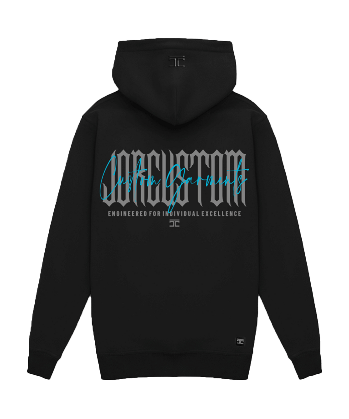 JorCustom - Excellence - Slim Fit Hoodie - Black