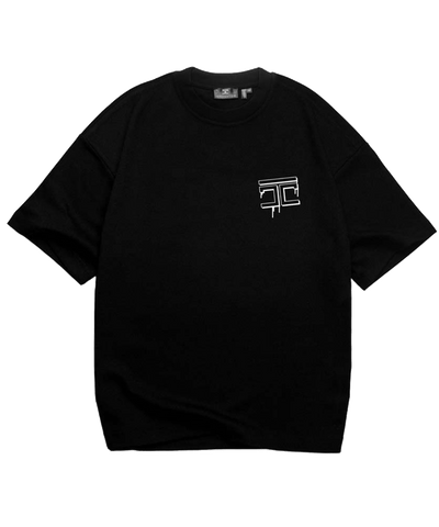 JorCustom - Bubble - Loose Fit T-shirt - Black