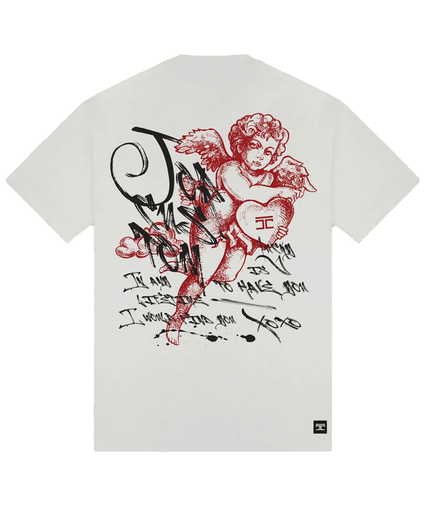JorCustom - Loveangel - Loose Fit T-shirt - White
