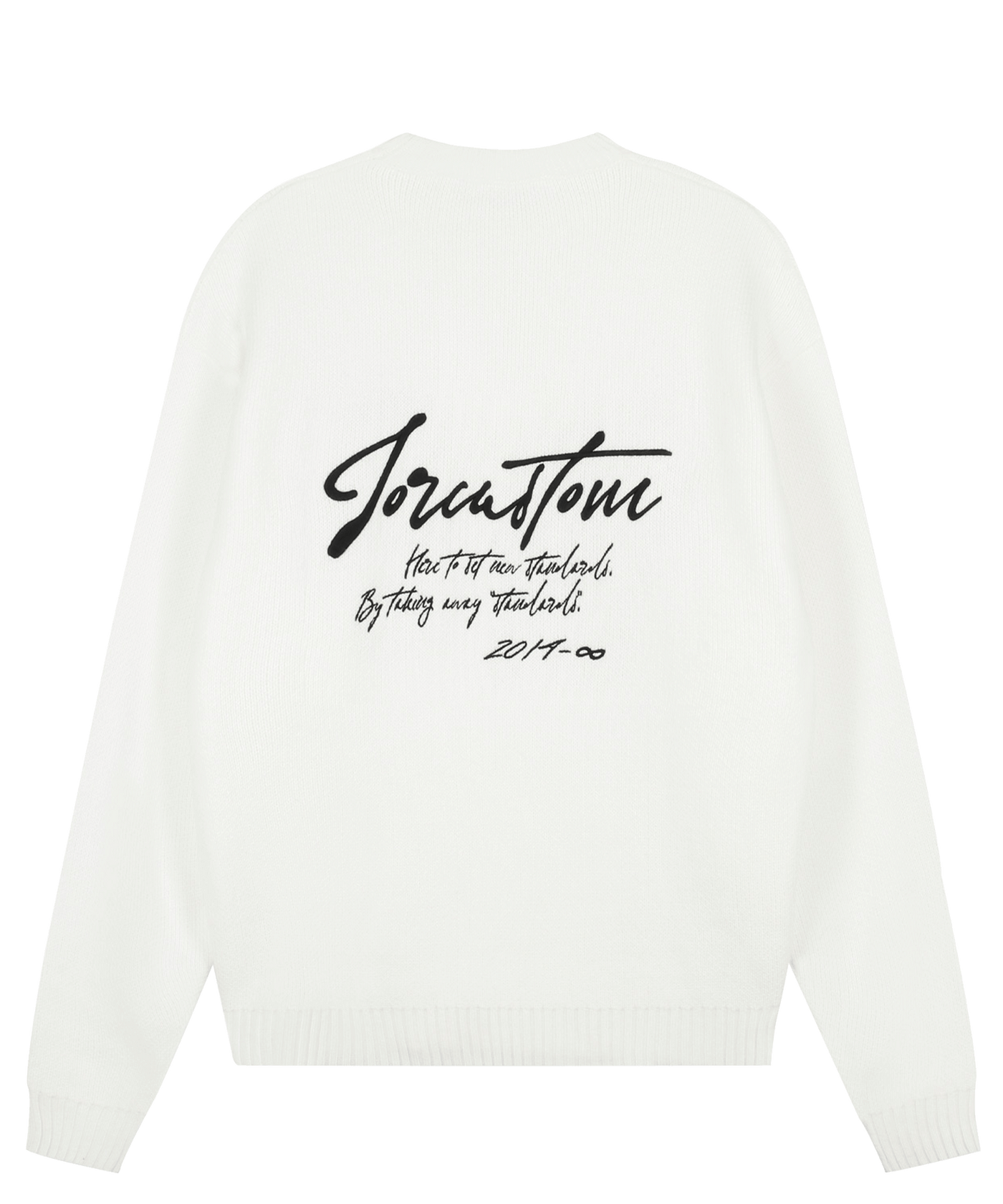 JorCustom - New Standards - Knitwear Sweater - White