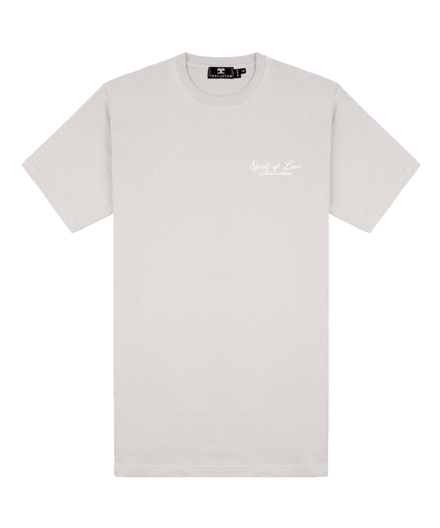 JorCustom - Spiritoflove - Slim Fit T-shirt - Lt Grey