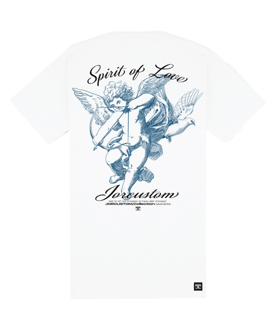 JorCustom - Spiritoflove - Slim Fit T-shirt - White