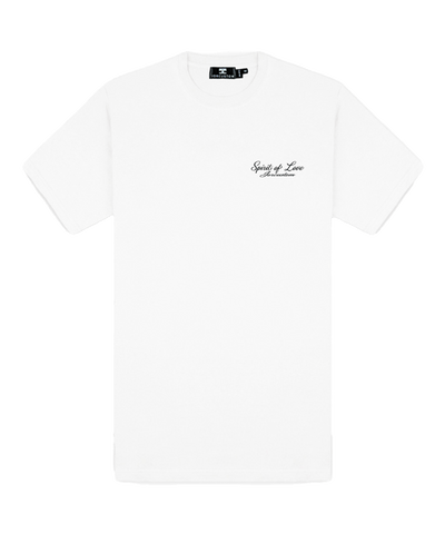 JorCustom - Spiritoflove - Slim Fit T-shirt - White