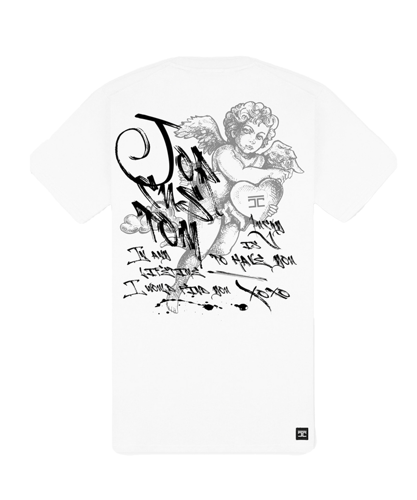 JorCustom - Loveangel - Slim Fit T-shirt - White