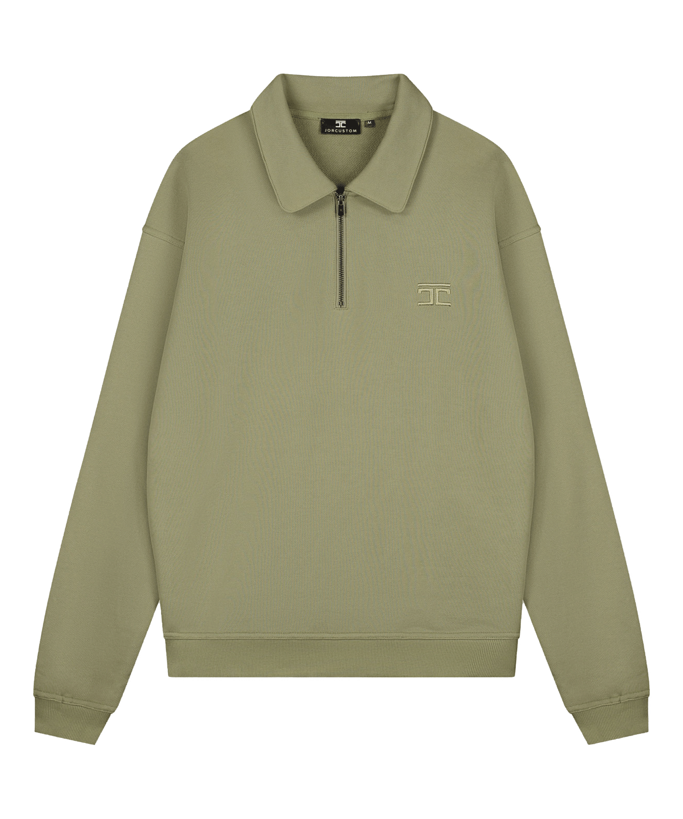 JorCustom - Assembly - Quarter Zip Sweater - Olive